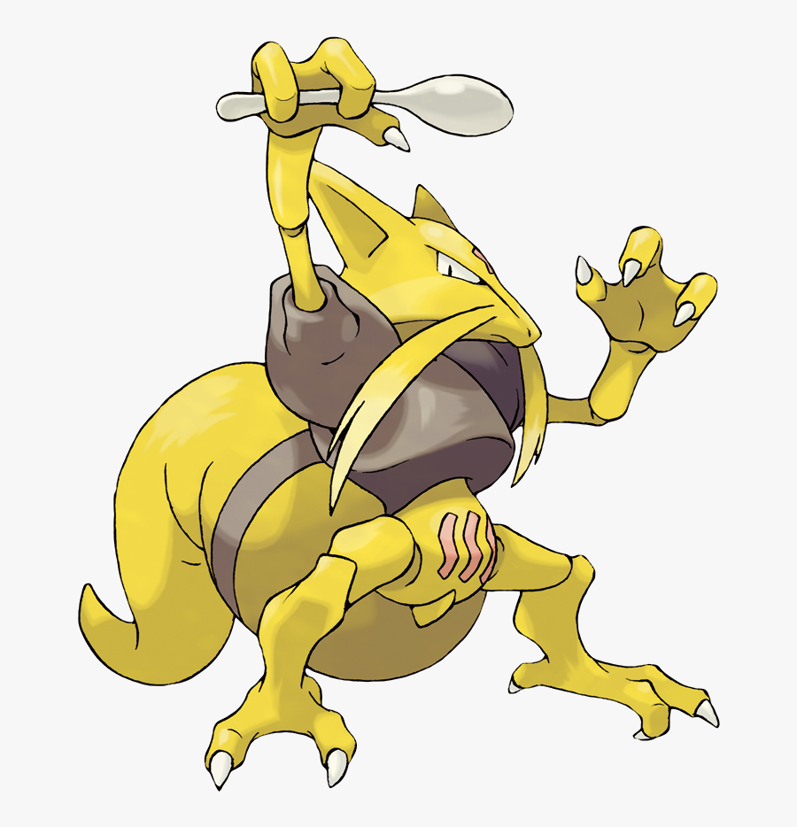 Kadabra Pokemon, Transparent Clipart