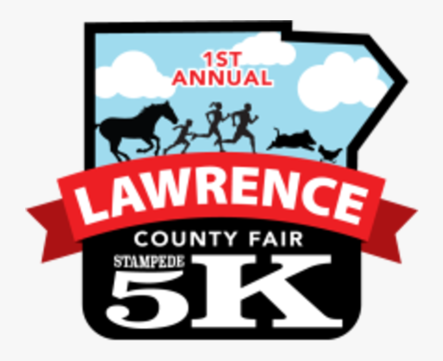 Lawrence County Fair Stampede 5k, Transparent Clipart