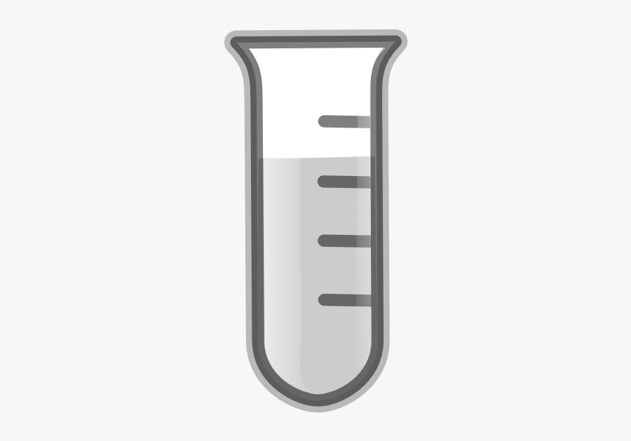 Lab Icon 4 Black White Line Art 555px - Test Tube Clip Art, Transparent Clipart
