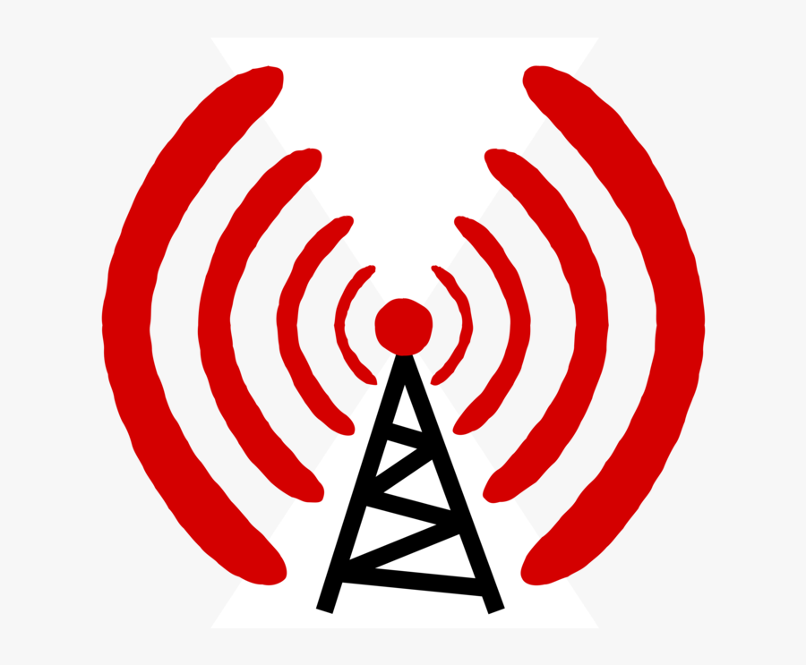 Area,text,symbol - Radio Tower Vector Transparent, Transparent Clipart