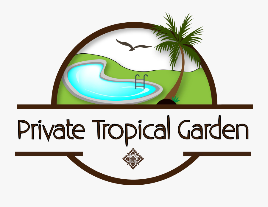 Private Tropical Garden - Graphic Design, Transparent Clipart