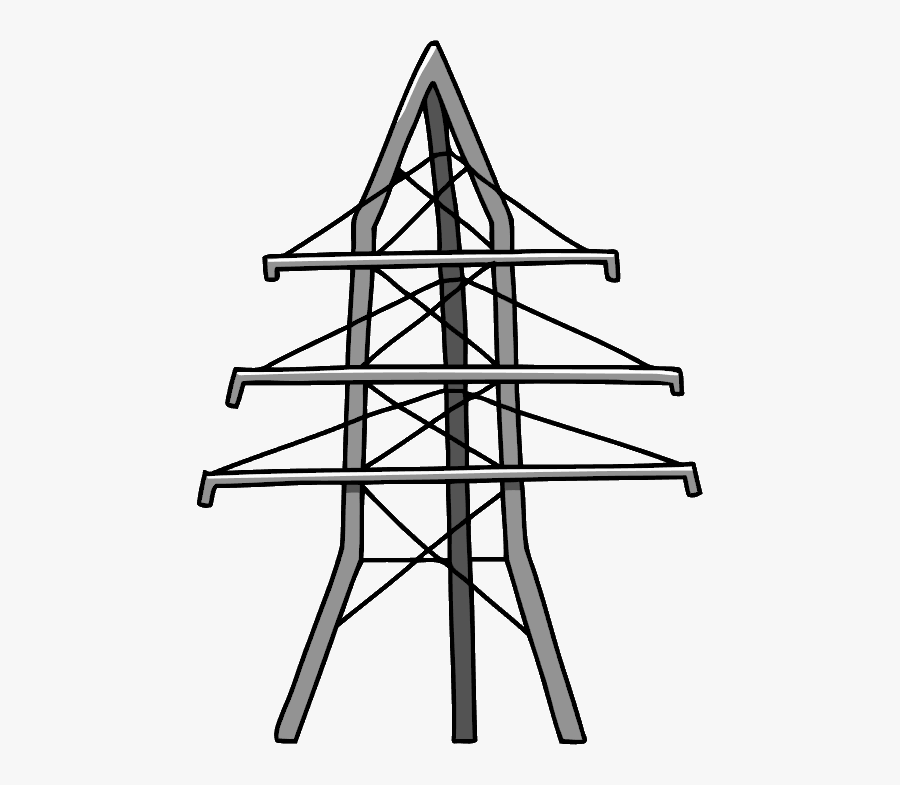 Transmission Tower - Transmission Tower Png, Transparent Clipart