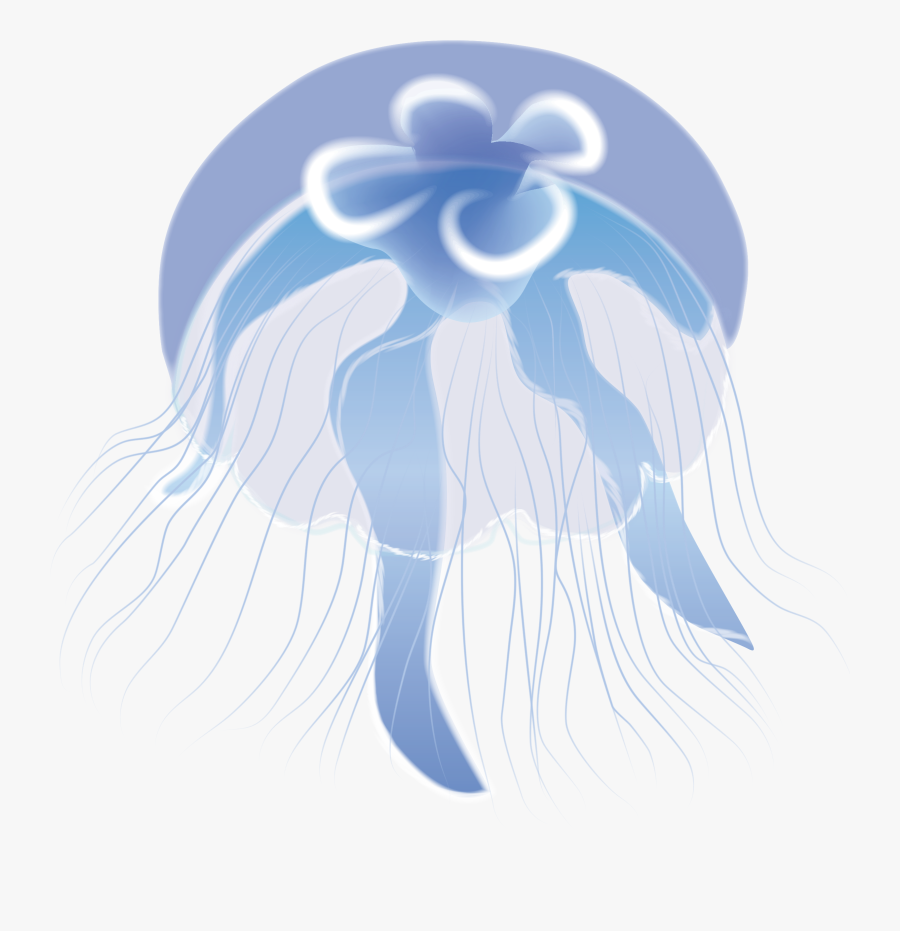 Jelly Fish Clip Art, Transparent Clipart
