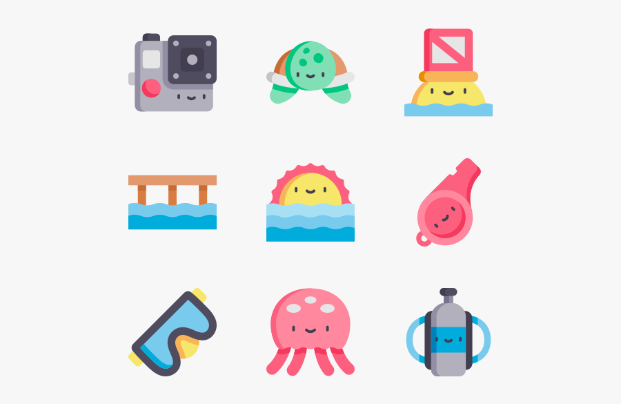 Diving - Icons December, Transparent Clipart