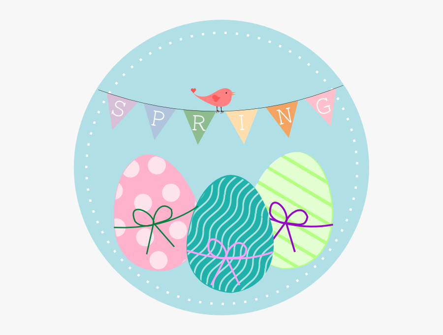 Transparent Easter Eggs Png - Easter Label Clip Art, Transparent Clipart