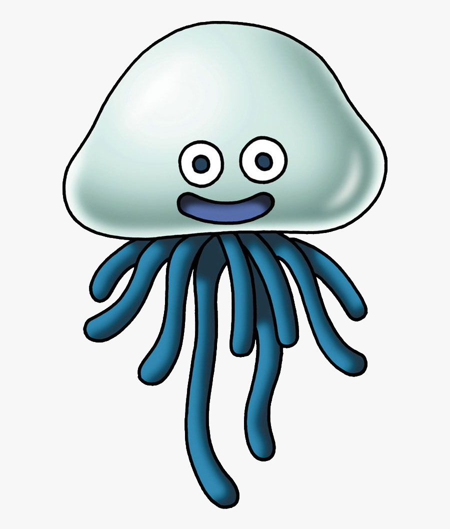 Jellyfish Clipart Man O War - Dragon Quest Jelly Slime, Transparent Clipart