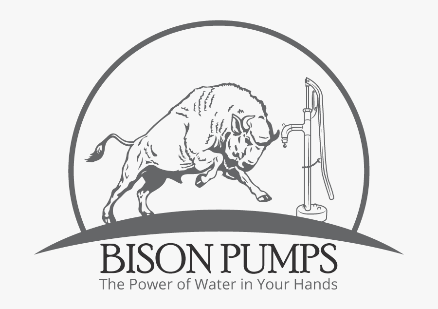 Bison Pump Logo, Transparent Clipart