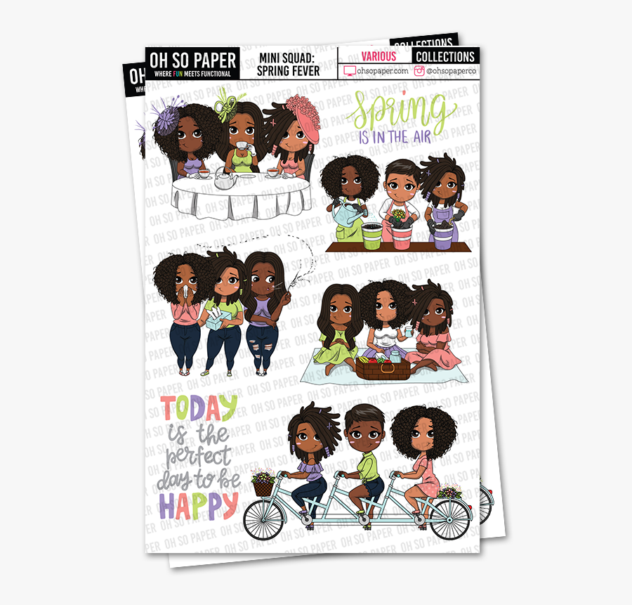 Mini Squad - Spring Fever - Cartoon, Transparent Clipart