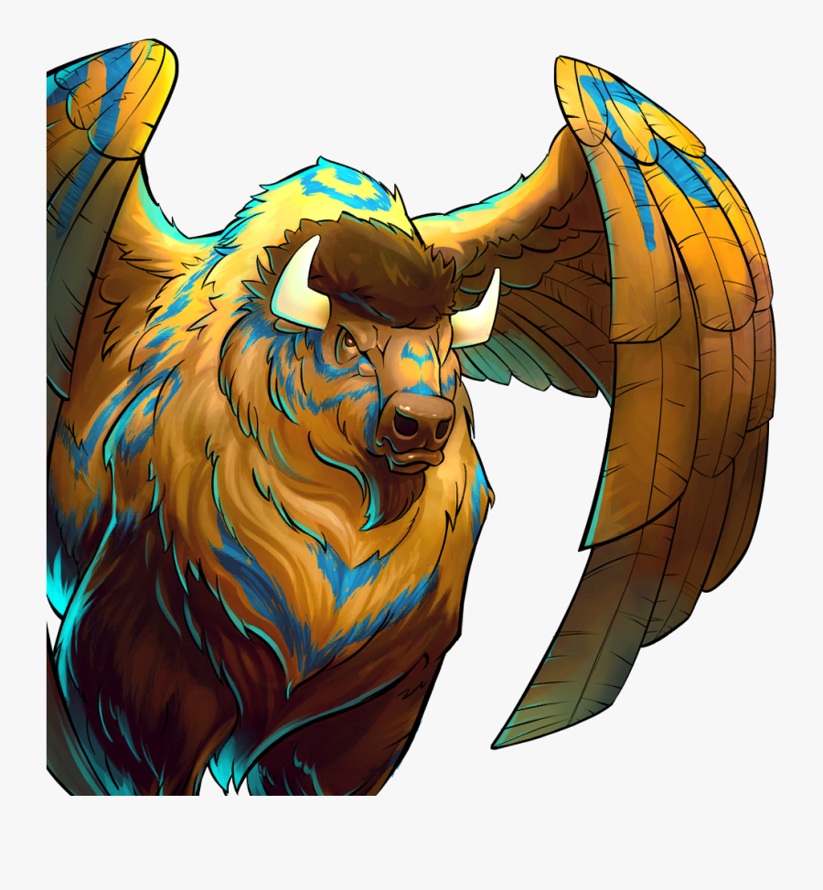 War Bison, Transparent Clipart