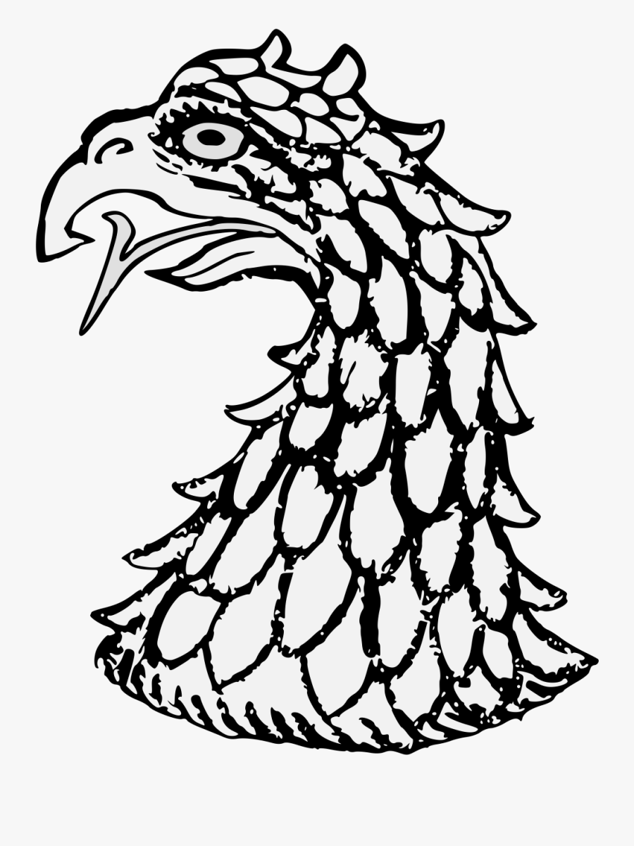 Transparent Eagle Head Vector Png - Sketch, Transparent Clipart