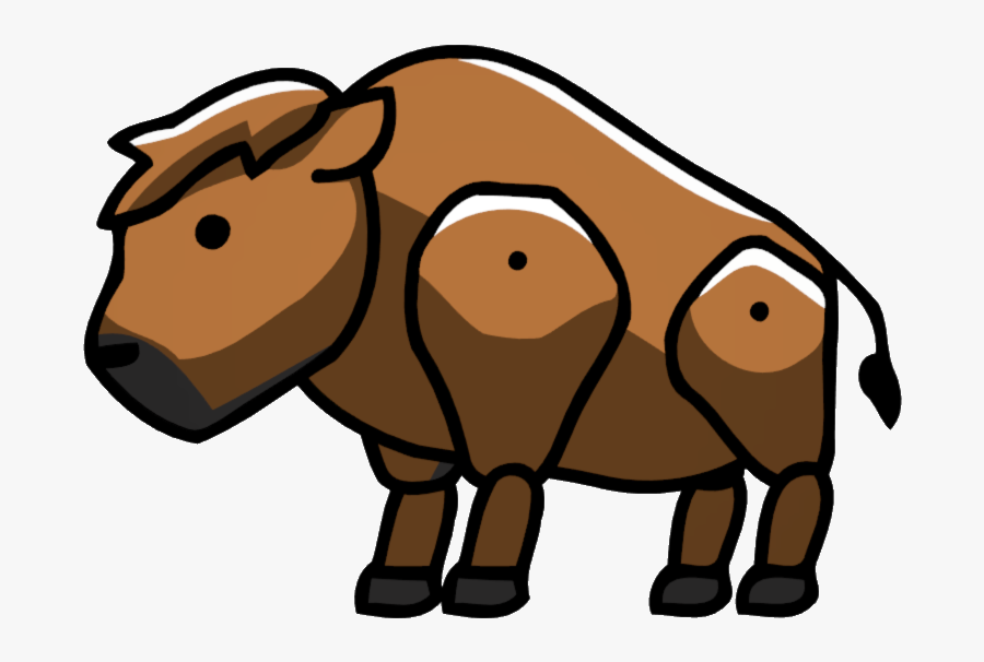 Buffolocalf - Ox Clipart Scribblenauts, Transparent Clipart