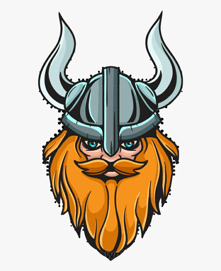 #viking #mask #bison - Viking Head Vector Free, Transparent Clipart
