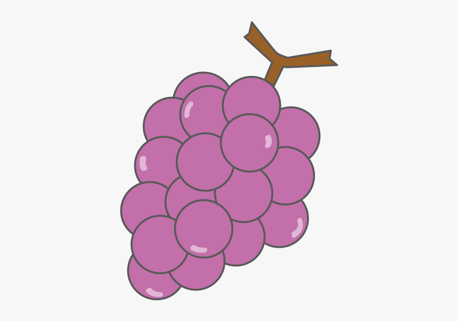 Clip Art Free Distribution Site Clip - フリー イラスト ぶどう, Transparent Clipart
