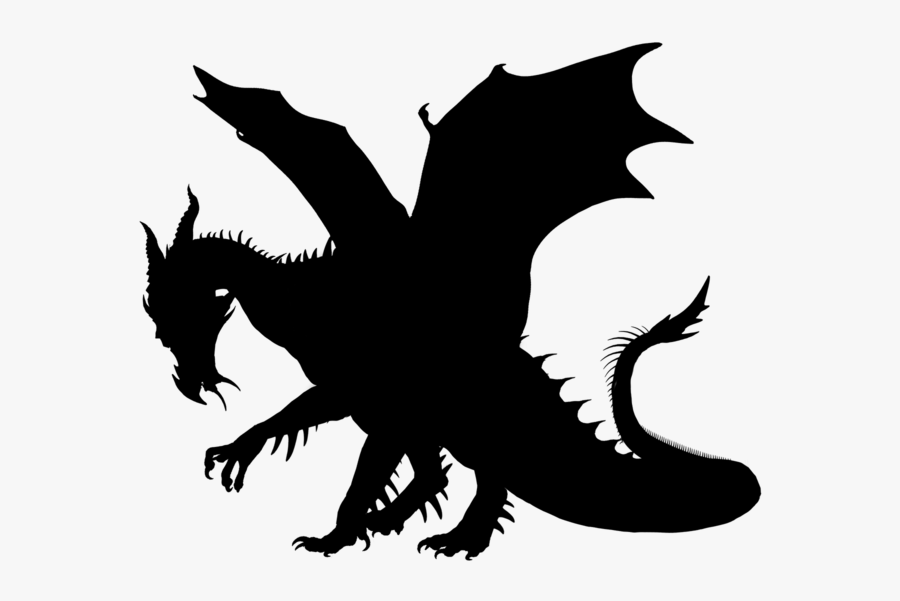 Clip Art Scalable Vector Graphics Dragon Free Content - Dragon Silhouette Png, Transparent Clipart