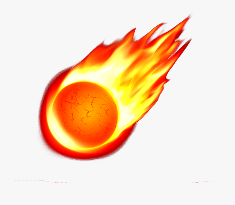 Meteorite Bolide A Transprent - Bola De Fogo Png, Transparent Clipart