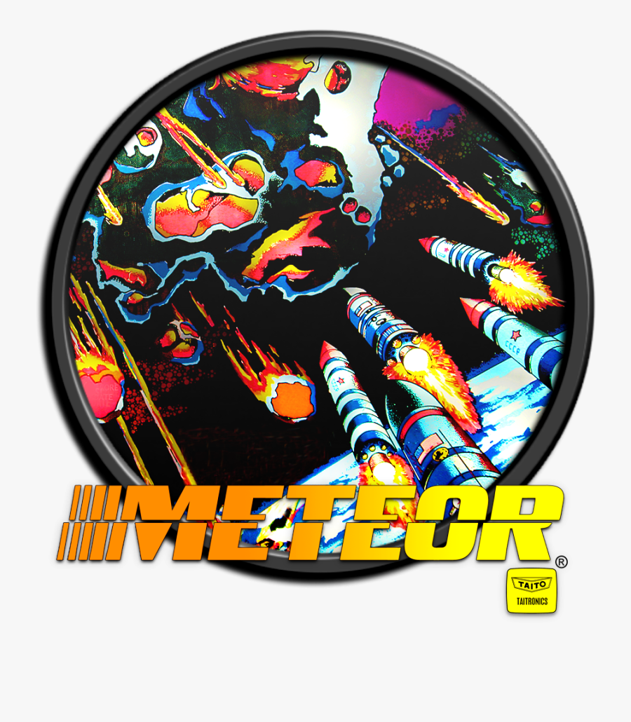 Stern Meteor Backglass, Transparent Clipart
