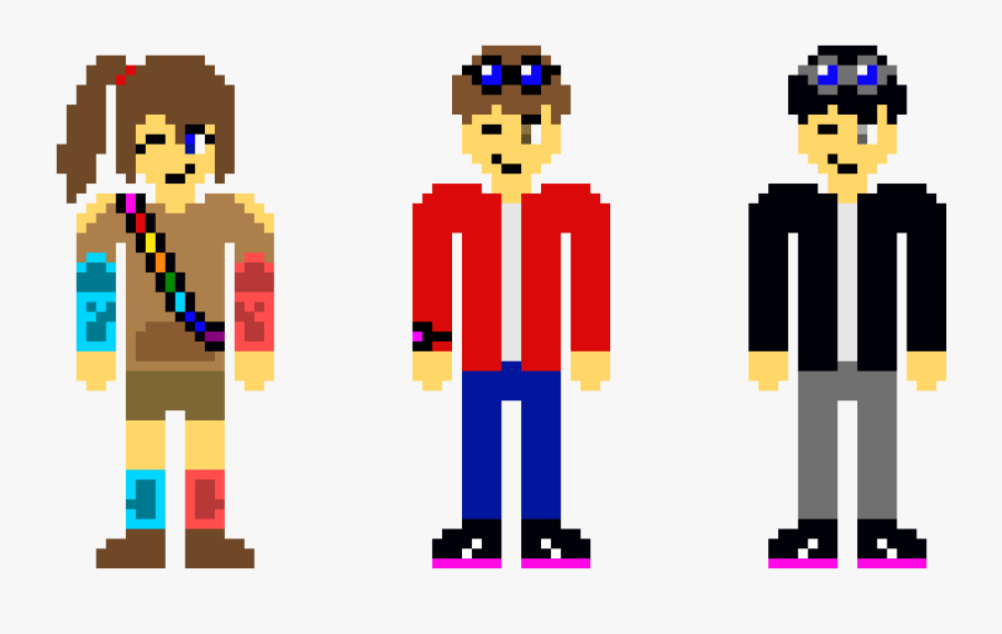 Ponytail Pixel Art, Transparent Clipart