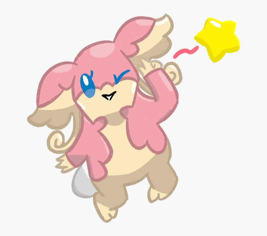 Audino Wink - Cartoon, Transparent Clipart