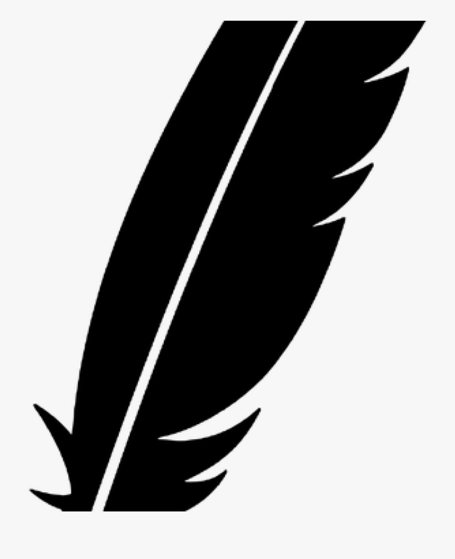 Free Feather Clip Art Feather Silhouette Sticker Free - Transparent Background Free Clipart Image For Indian, Transparent Clipart
