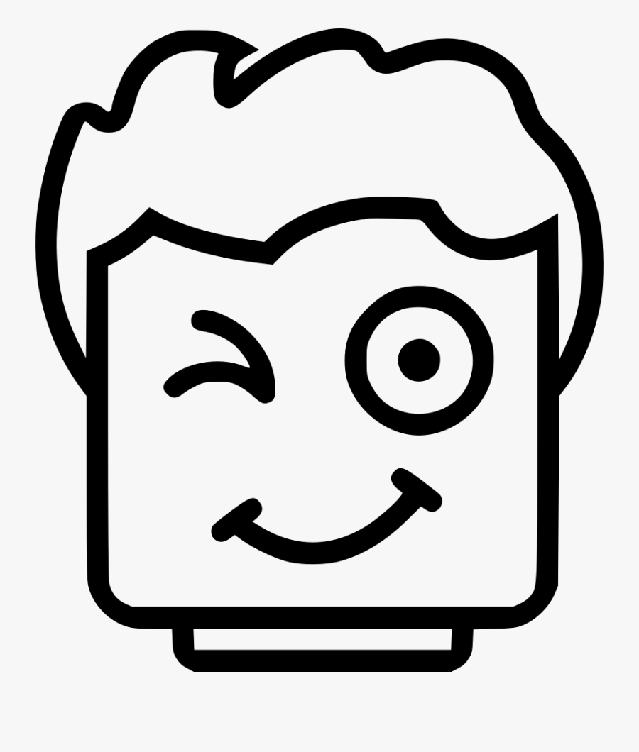 Wink - Harry Potter Lego Head, Transparent Clipart