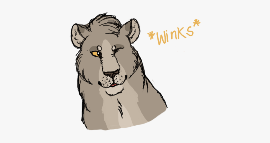 Masai Lion, Transparent Clipart