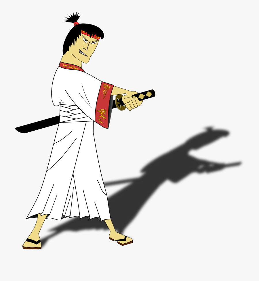 Samurai Warrior Computer Icons Silhouette - Samurai Clipart, Transparent Clipart