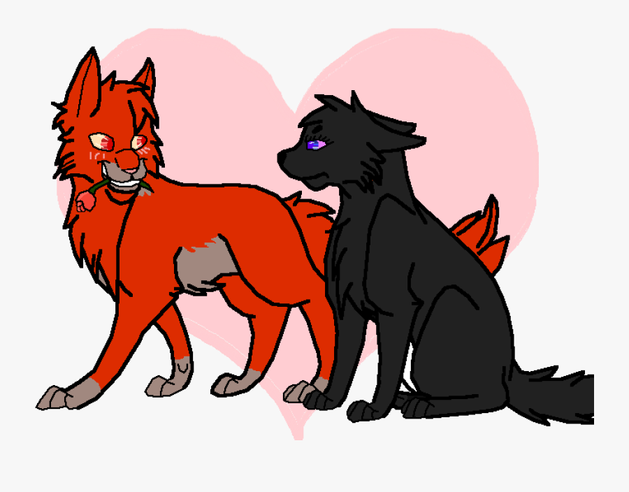 Fang X Me - Bumblestripe X Dovewing, Transparent Clipart