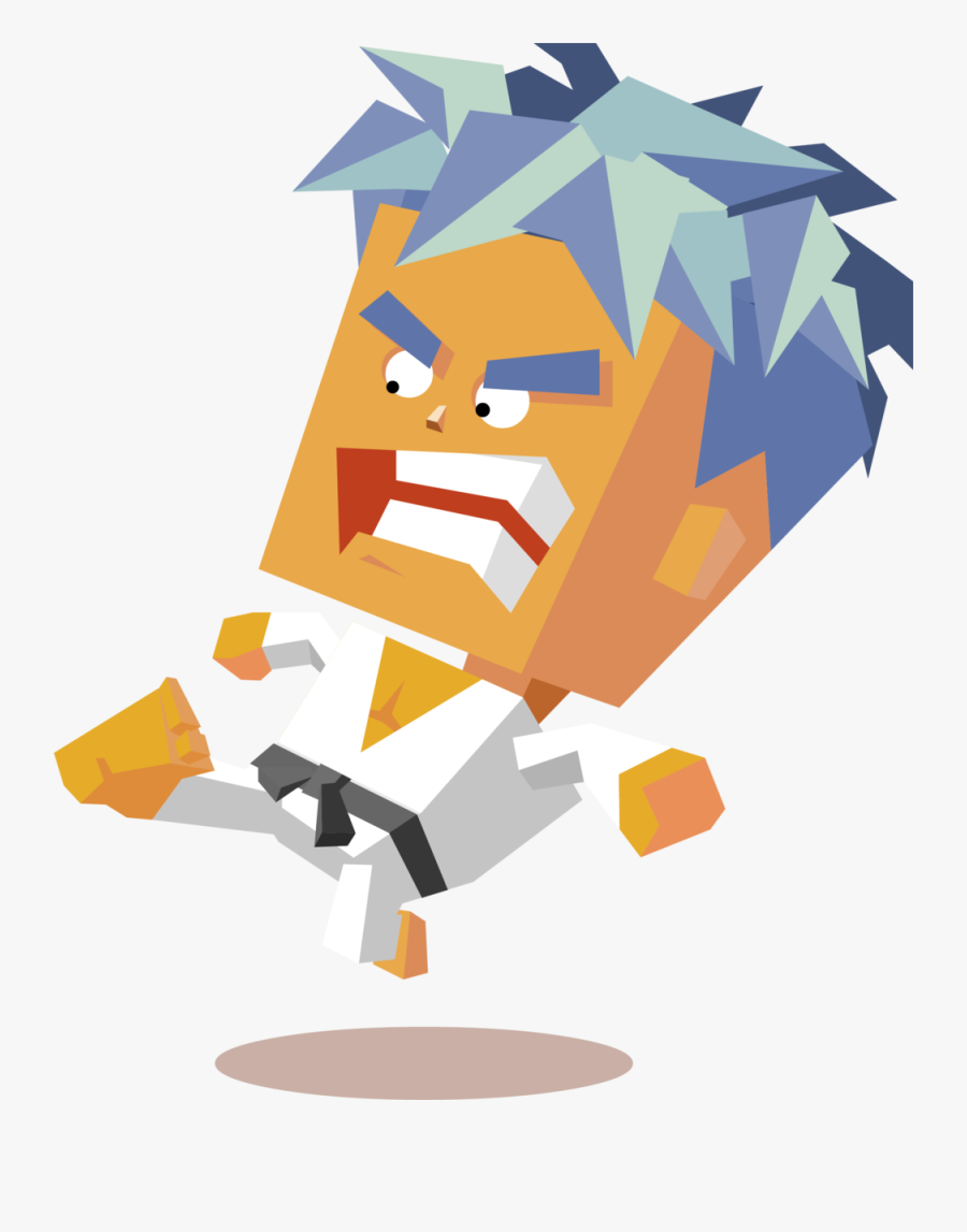 Karate Kick [converted], Transparent Clipart
