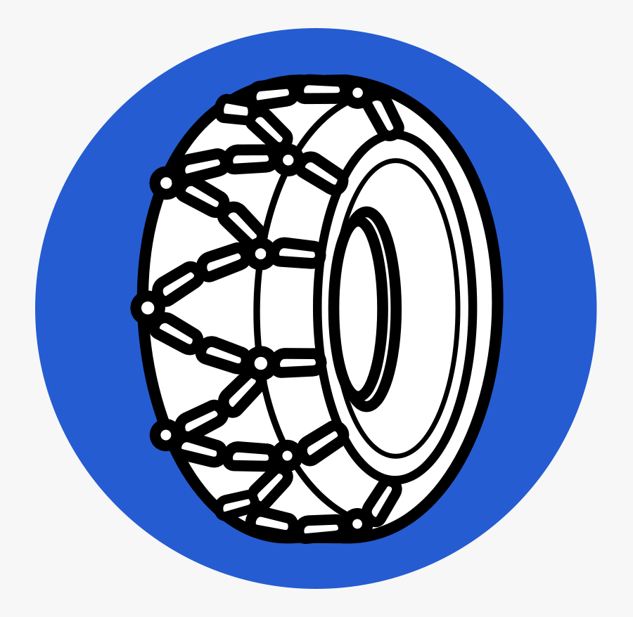 Tire Chains Illustration, Transparent Clipart