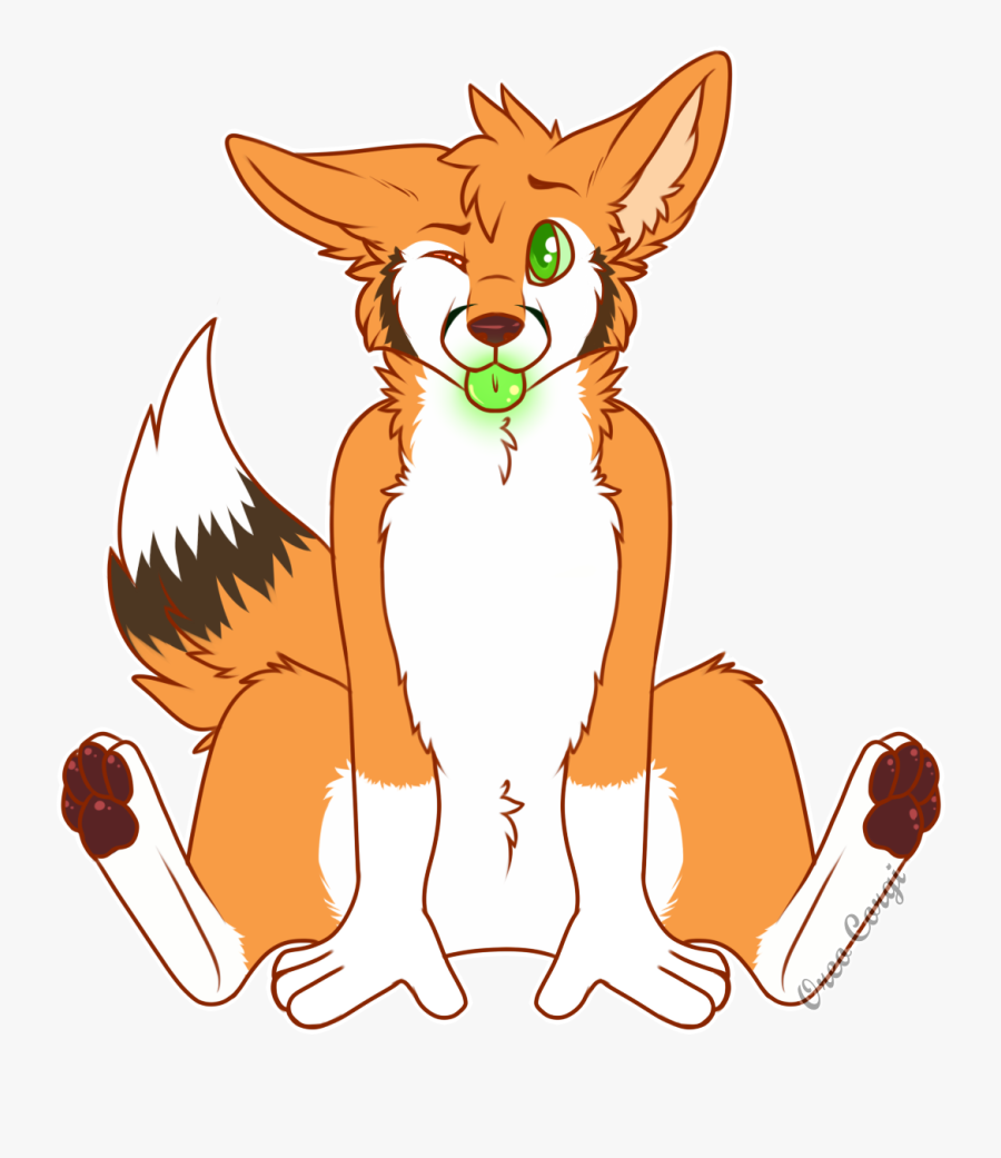 What A Cutie~ By Oreocorgi Clipart , Png Download - Cartoon, Transparent Clipart