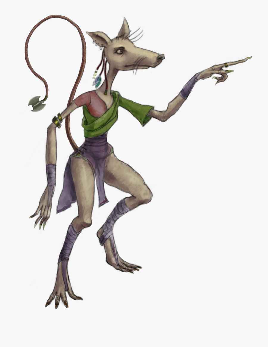 Human Rat Concept Art , Png Download - People Rat, Transparent Clipart