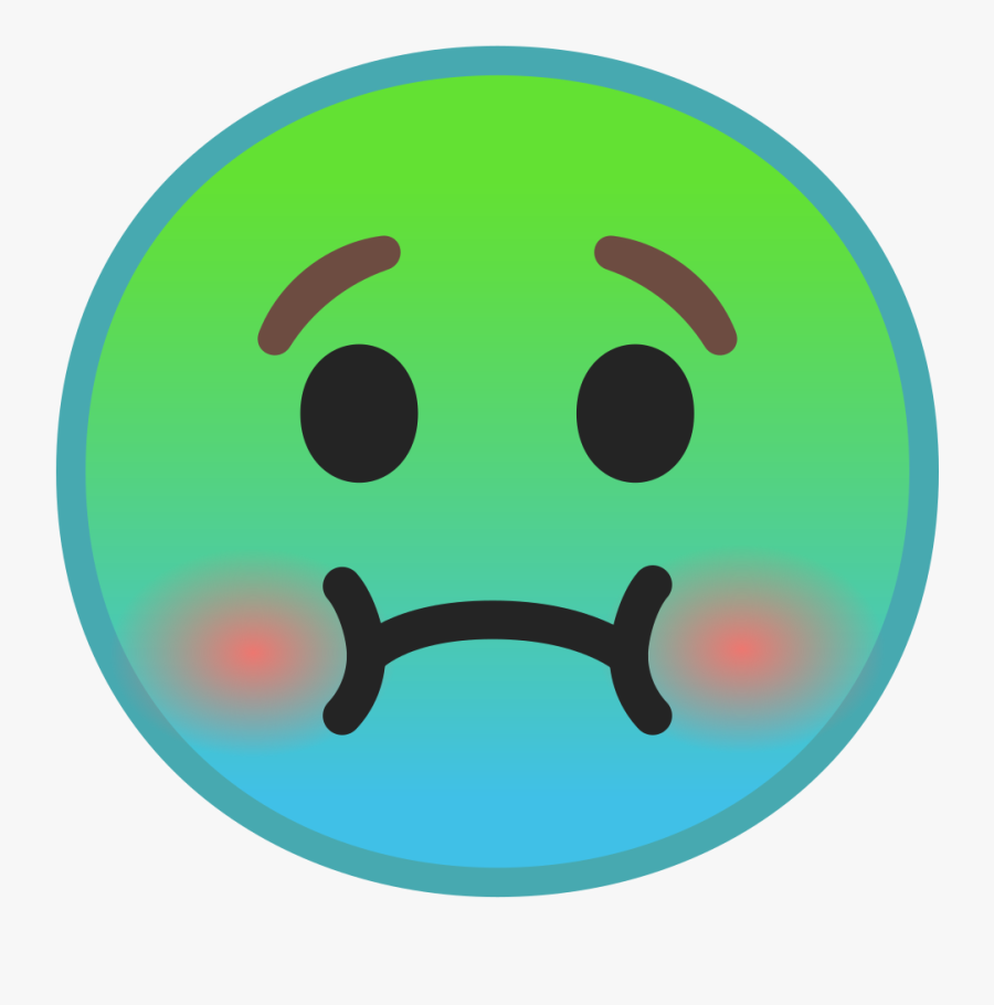 Noto Emoji Oreo 1f922 - Face Emoji Green, Transparent Clipart