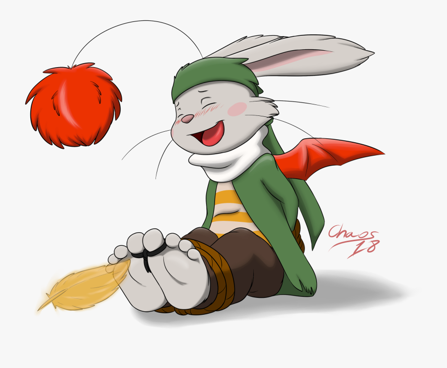 Tickling A Cute Thief - Moogle Thief, Transparent Clipart
