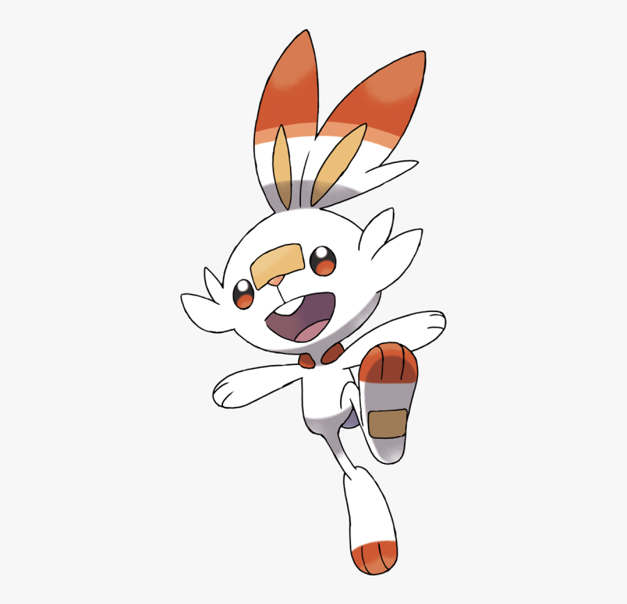 Pokemon Gen 8 Scorbunny, Transparent Clipart