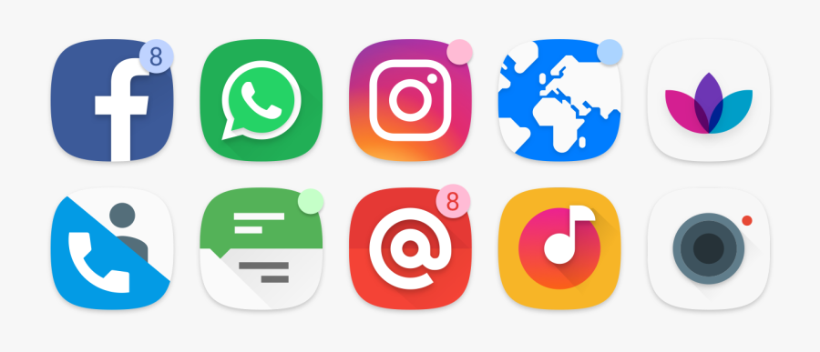 Free Facebook And Instagram Logo, Transparent Clipart