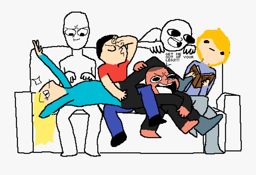 Draw Squad 10 People, Transparent Clipart