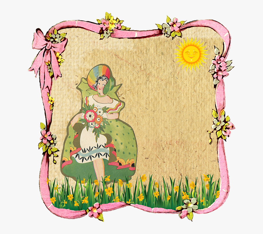 Girl, Lady, Woman, 1920, Female, Old, Beauty, Beautiful - Schönes Wochenende, Transparent Clipart