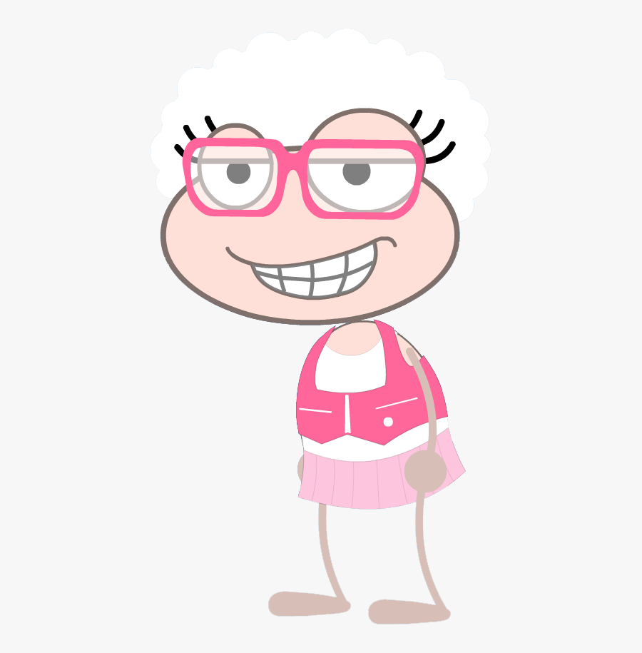 Oldladyefpr - Cartoon, Transparent Clipart