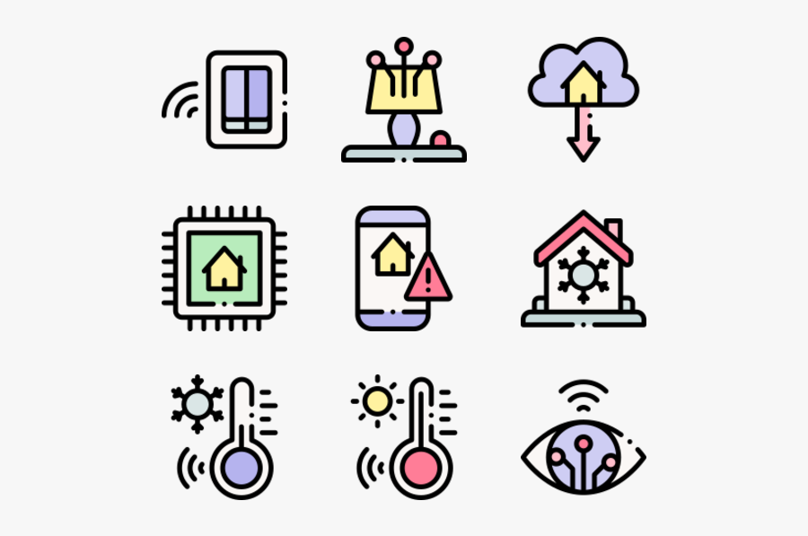 Smart Home, Transparent Clipart