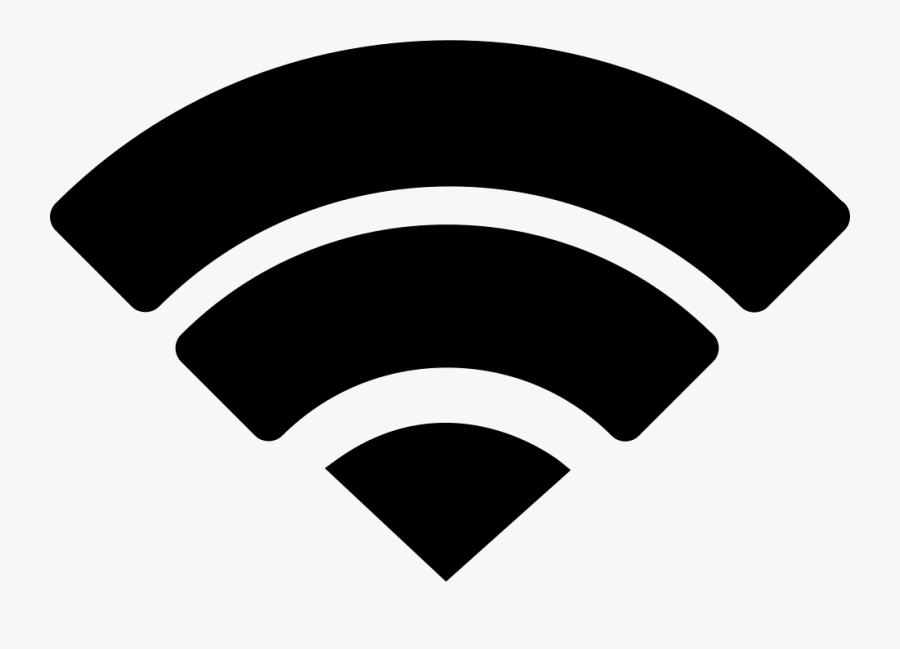 Logo,symbol,clip Art,black And White - Wifi Signal Icon Png White, Transparent Clipart