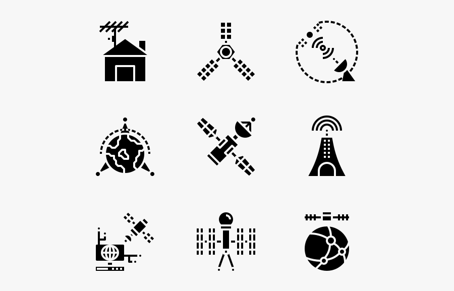 Satellite, Transparent Clipart