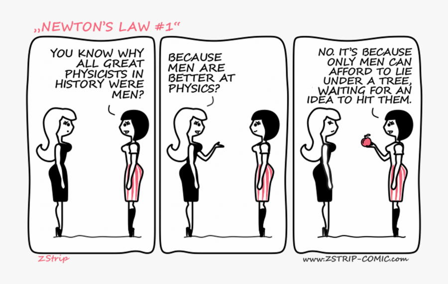 Cartoon Newton's Law Of Universal Gravitation, Transparent Clipart