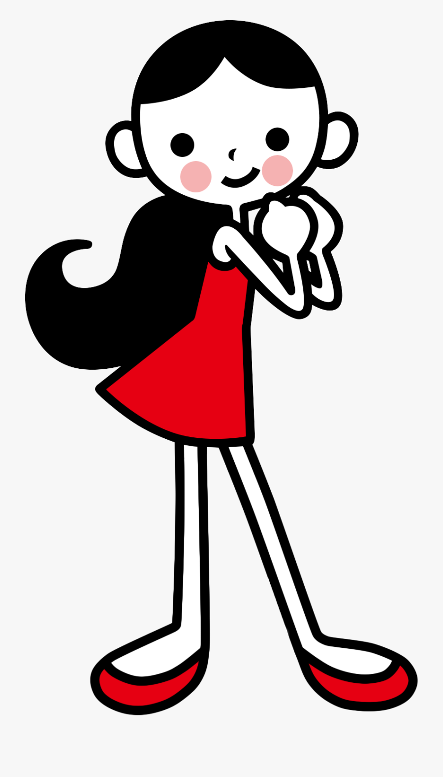 Rhythm Heaven Wiki - Rhythm Heaven Tap Trial Girl, Transparent Clipart