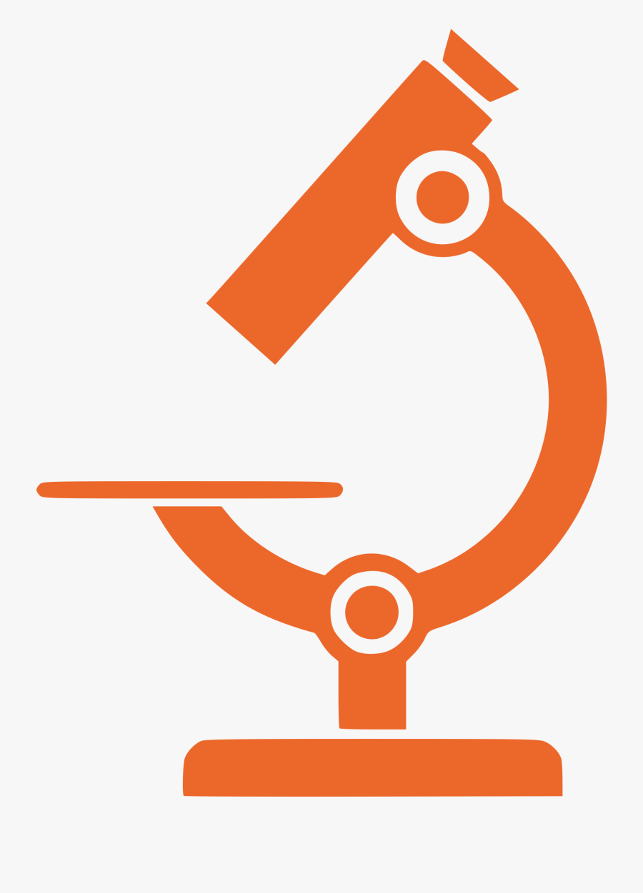 Microscope Icon, Transparent Clipart