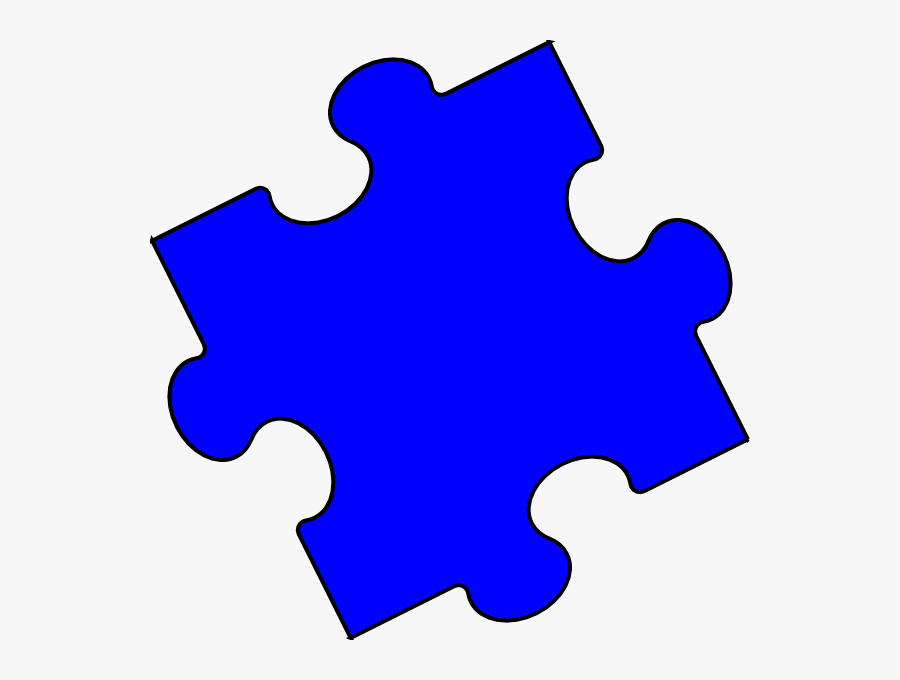 Dark Blue Puzzle Piece - Puzzle Piece Transparent Background, Transparent Clipart