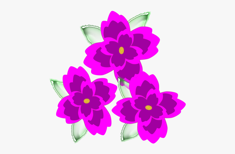 Clipart - Free Clip Small Flowers, Transparent Clipart