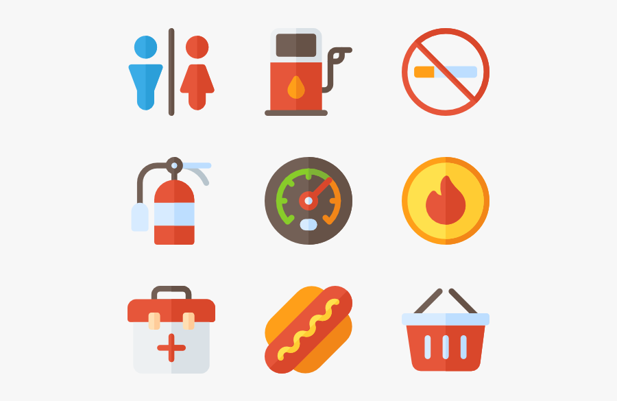 Gas Station - Gas Station Icon Png Vector, Transparent Clipart