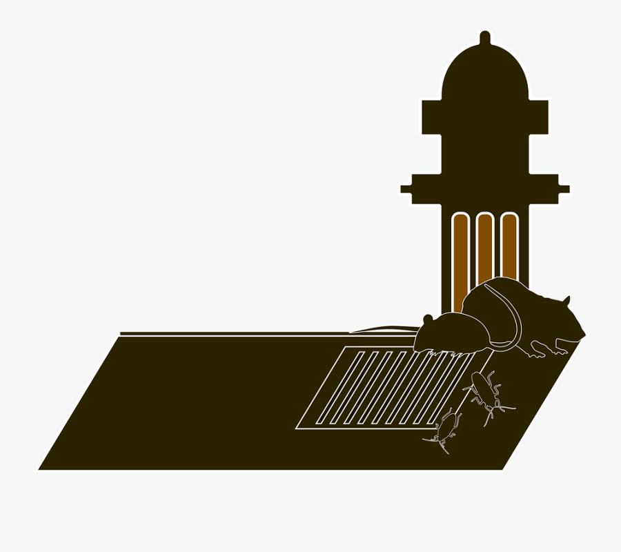 Transparent Fire Hydrant Clipart Free - Sewerage, Transparent Clipart