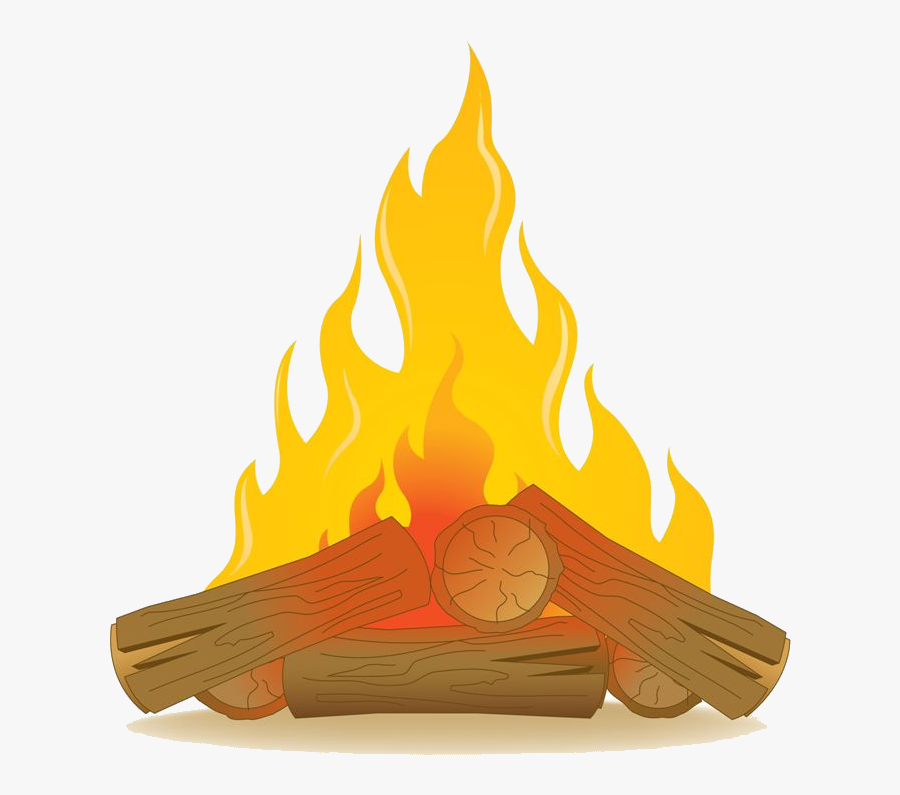 Fire Fireplace Clipart Free Images Clipartgo Image - Firewood Conventional Source Of Energy, Transparent Clipart