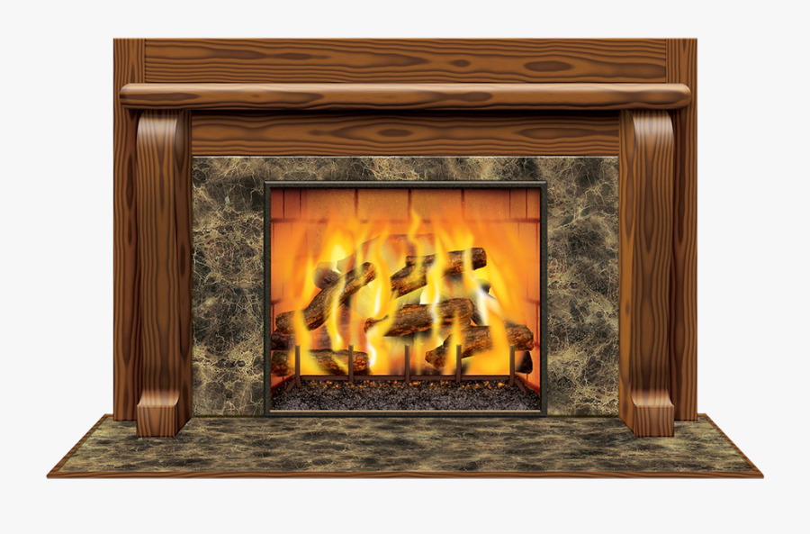 Fireplace Clipart Chimenea - Fireplace Clipart Transparent Background, Transparent Clipart
